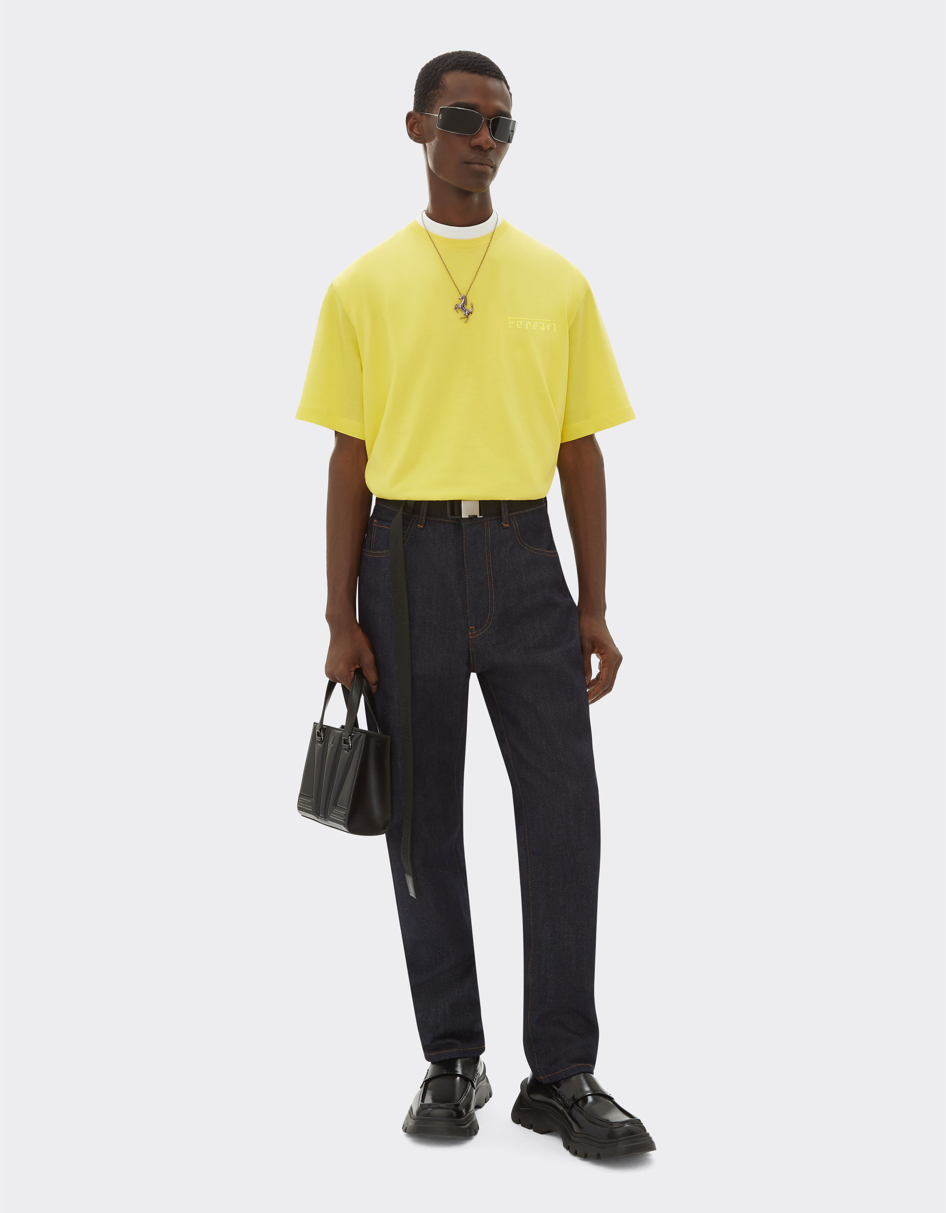 Ferrari yellow shirt cheap