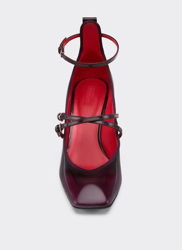 Leather Mary Jane pumps Ferrari Leather Mary Jane pumps Cherry 22732f