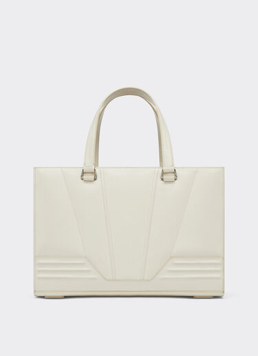 Ferrari Ferrari GT brushed leather tote bag Ivory 21366f