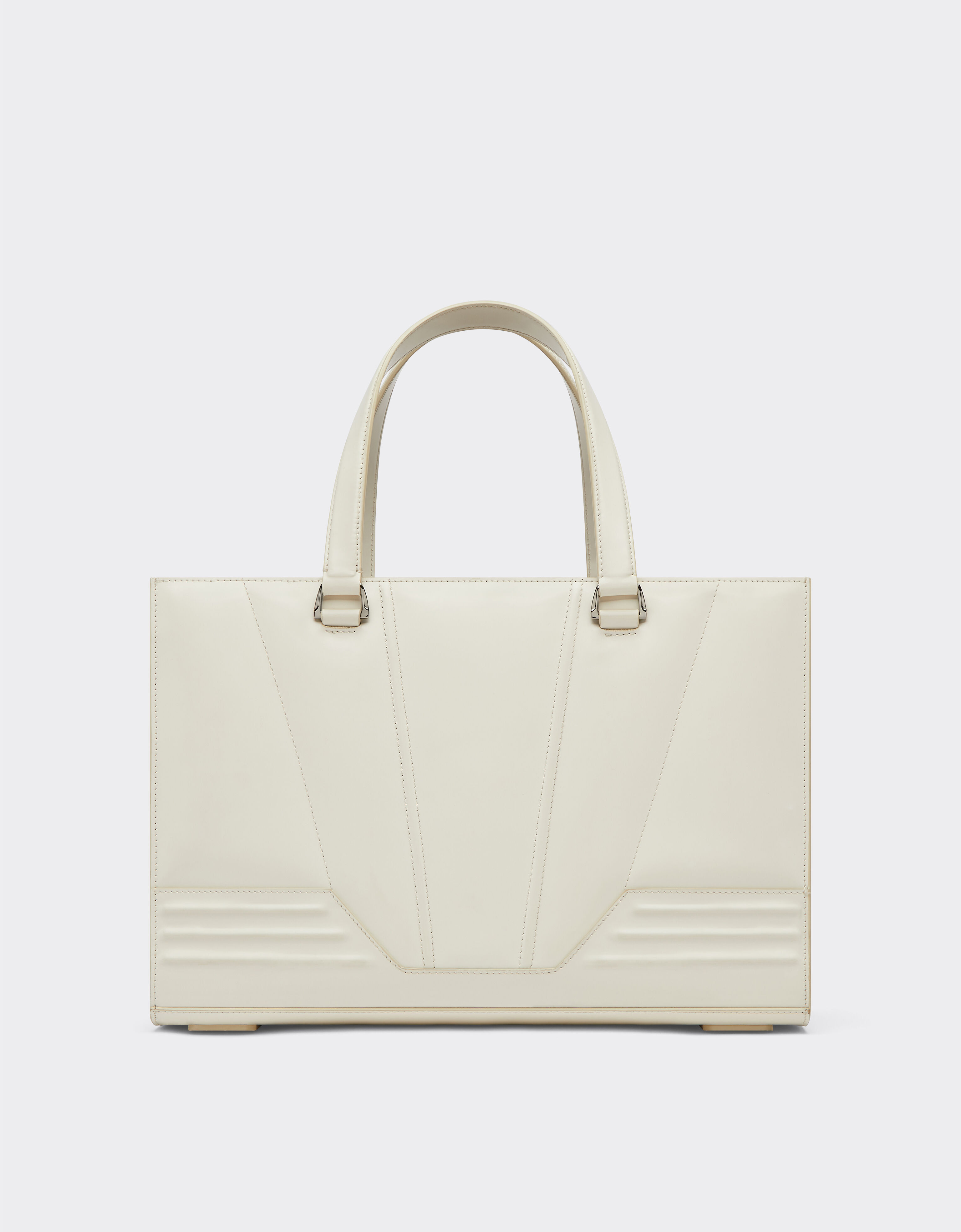 Ferrari Ferrari GT brushed leather tote bag Ivory 21366f