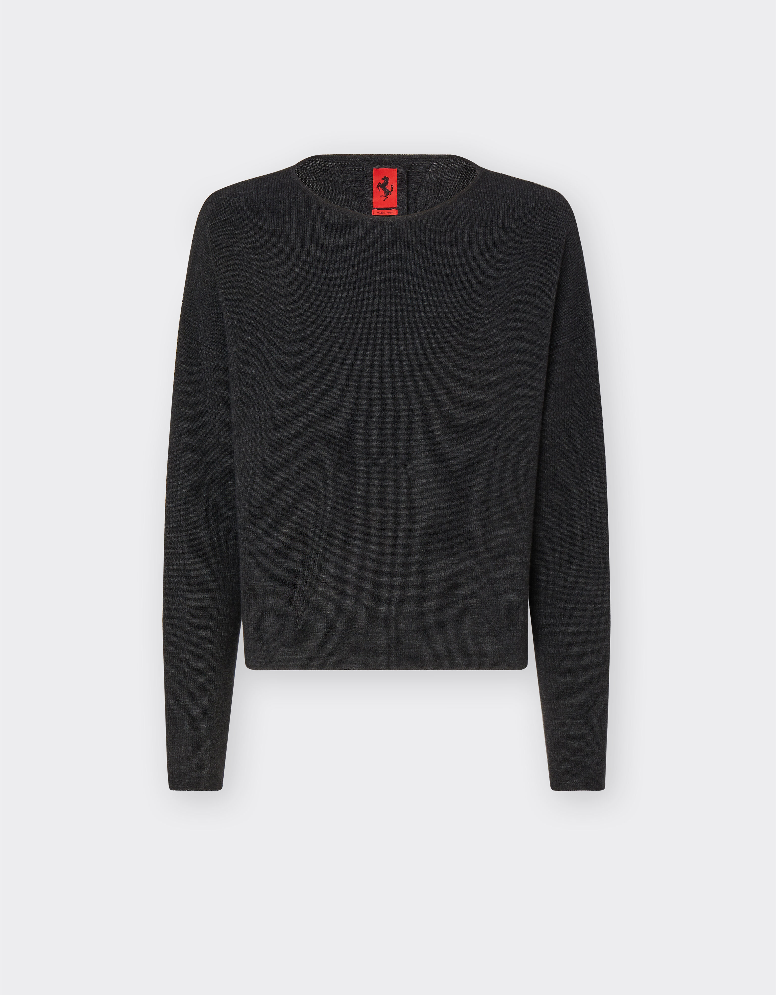 Ferrari Wool, silk and cashmere jumper Black 48356f