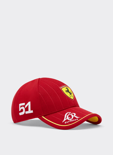 Ferrari Ferrari Hypercar Replica 2025 baseball cap Red LA049f