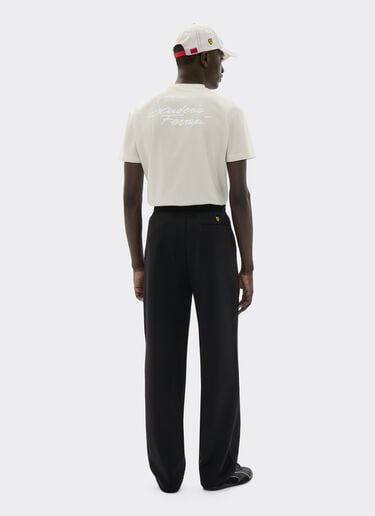 Ferrari T-Shirt Scuderia Ferrari Miami 2026 Avorio SJNTH0010JCO0039f