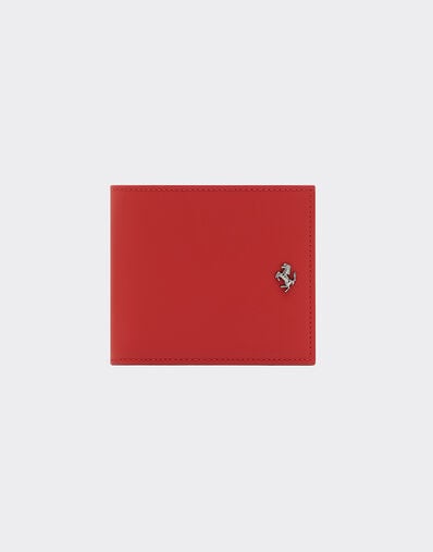 Ferrari Second Life leather horizontal wallet Rosso Dino 21434f