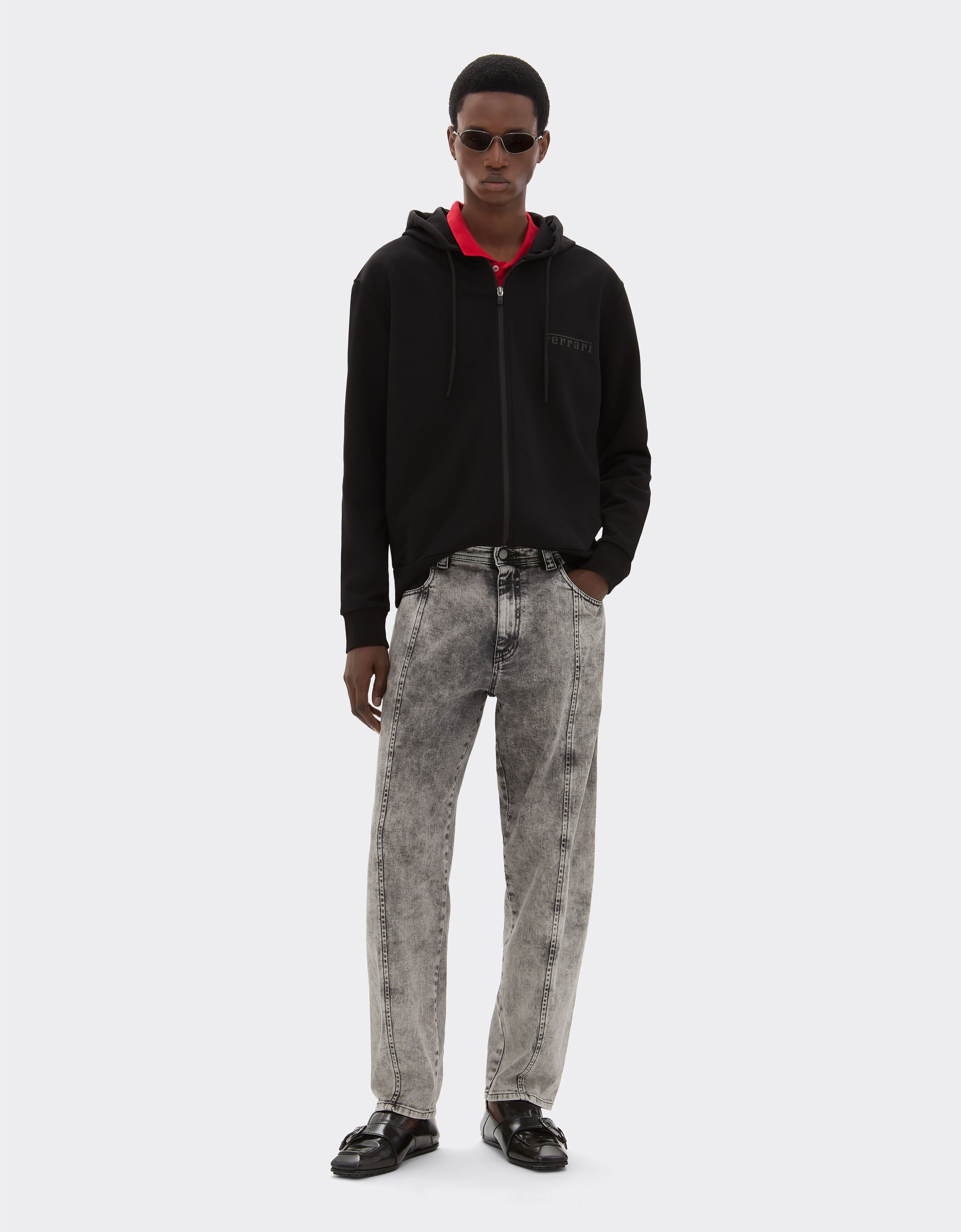 Ferrari Sudadera con capucha y logotipo Ferrari Negro 20452f