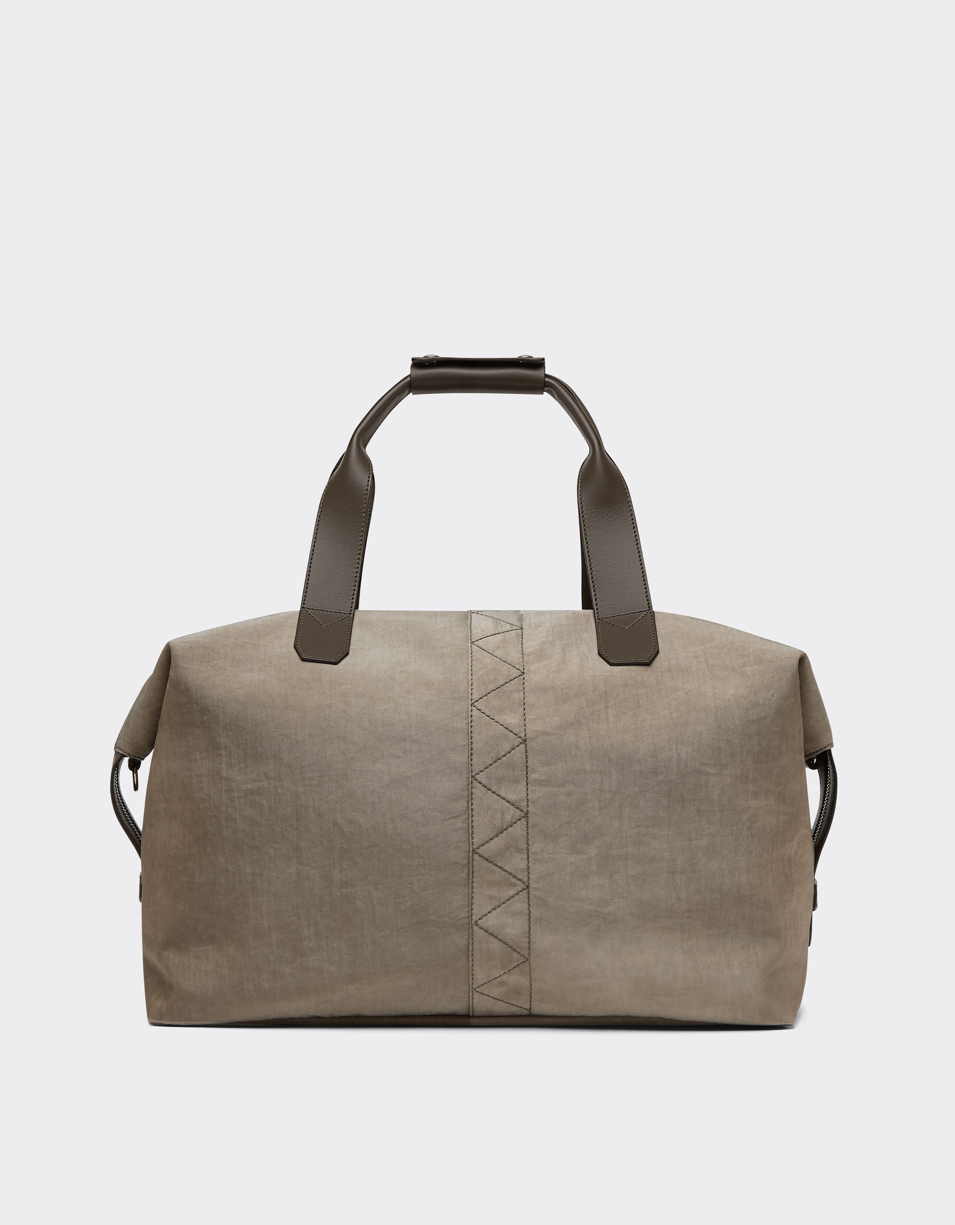 Ferrari Nylon duffel bag Khaki Green 50165f