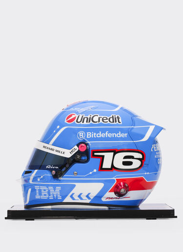 Ferrari Charles Leclerc Miami 2025 Special Edition helmet in 1:1 scale MULTICOLOUR LA076f