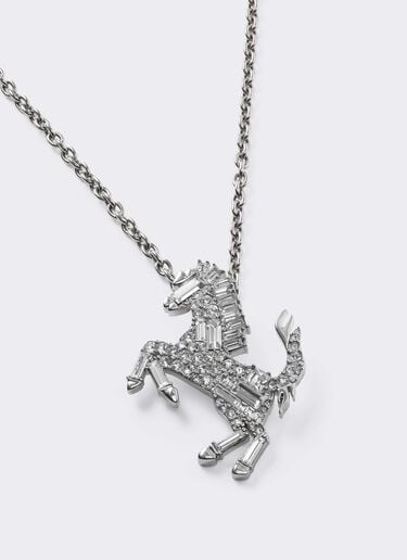 Collar Cavallino Rampante Strass Ferrari Collar Cavallino Rampante Strass Silver CGWNK0005JU00005f