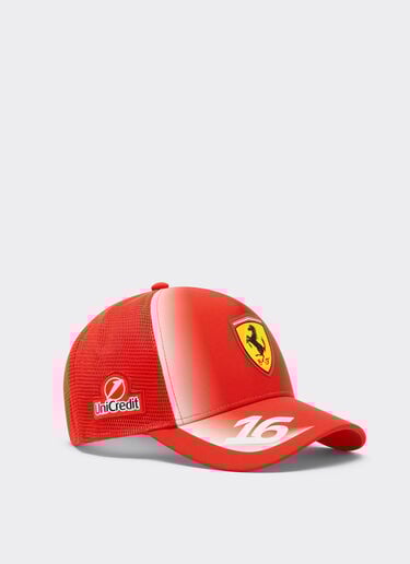 Ferrari Leclerc Replica 2026 Trucker Cap Puma for Scuderia Ferrari HP Red LA0HNf