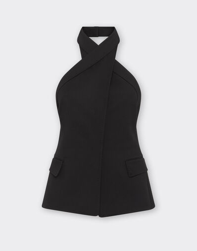 Ferrari Gilet in comfort wool Black 21635f