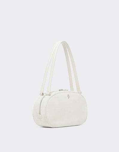 Ferrari The Ferrari Dino Tote Soft in suede and leather Avorio 51174f