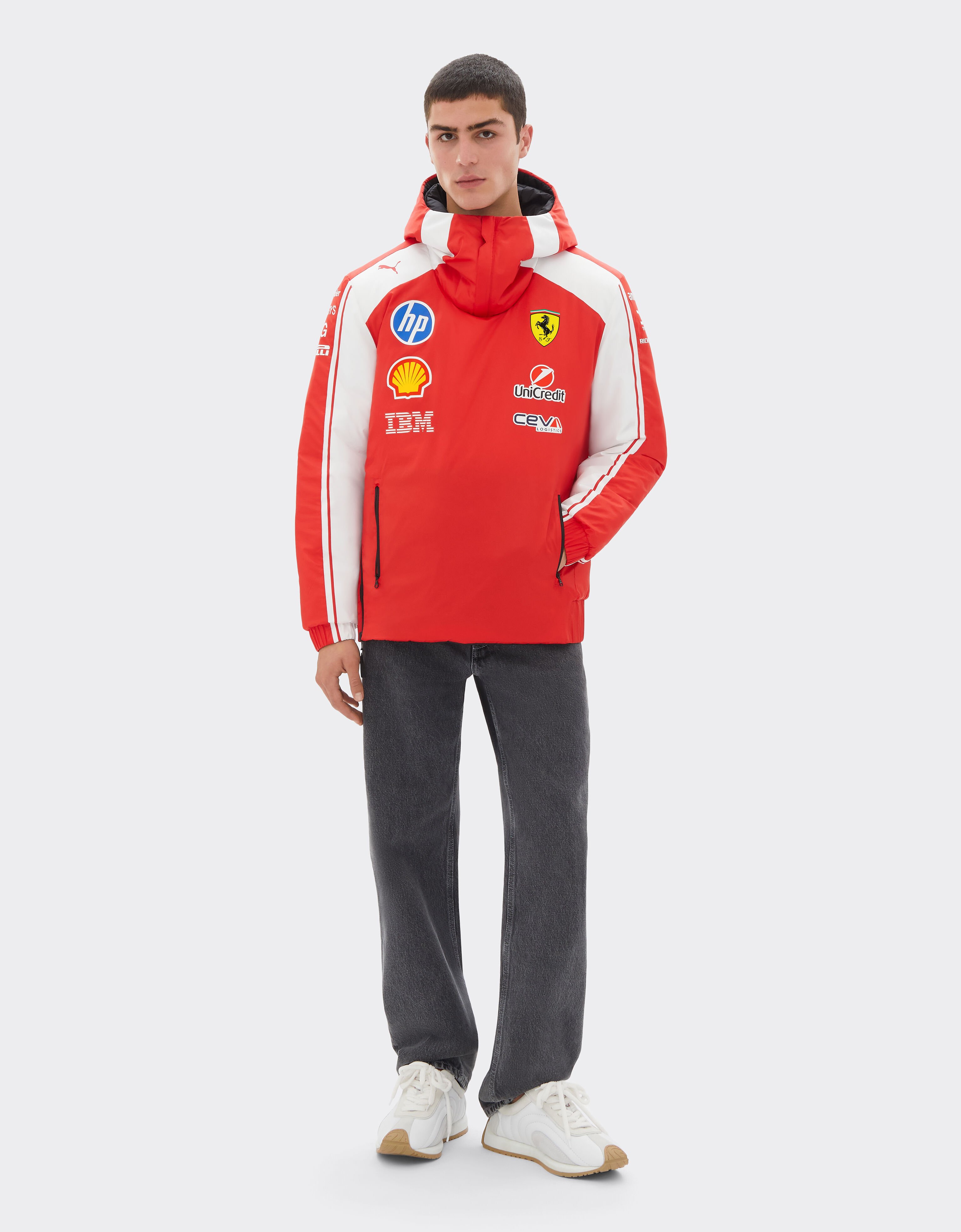 Ferrari Replica 2026 Puma reversible jacket for Scuderia Ferrari HP Red LA0H8f