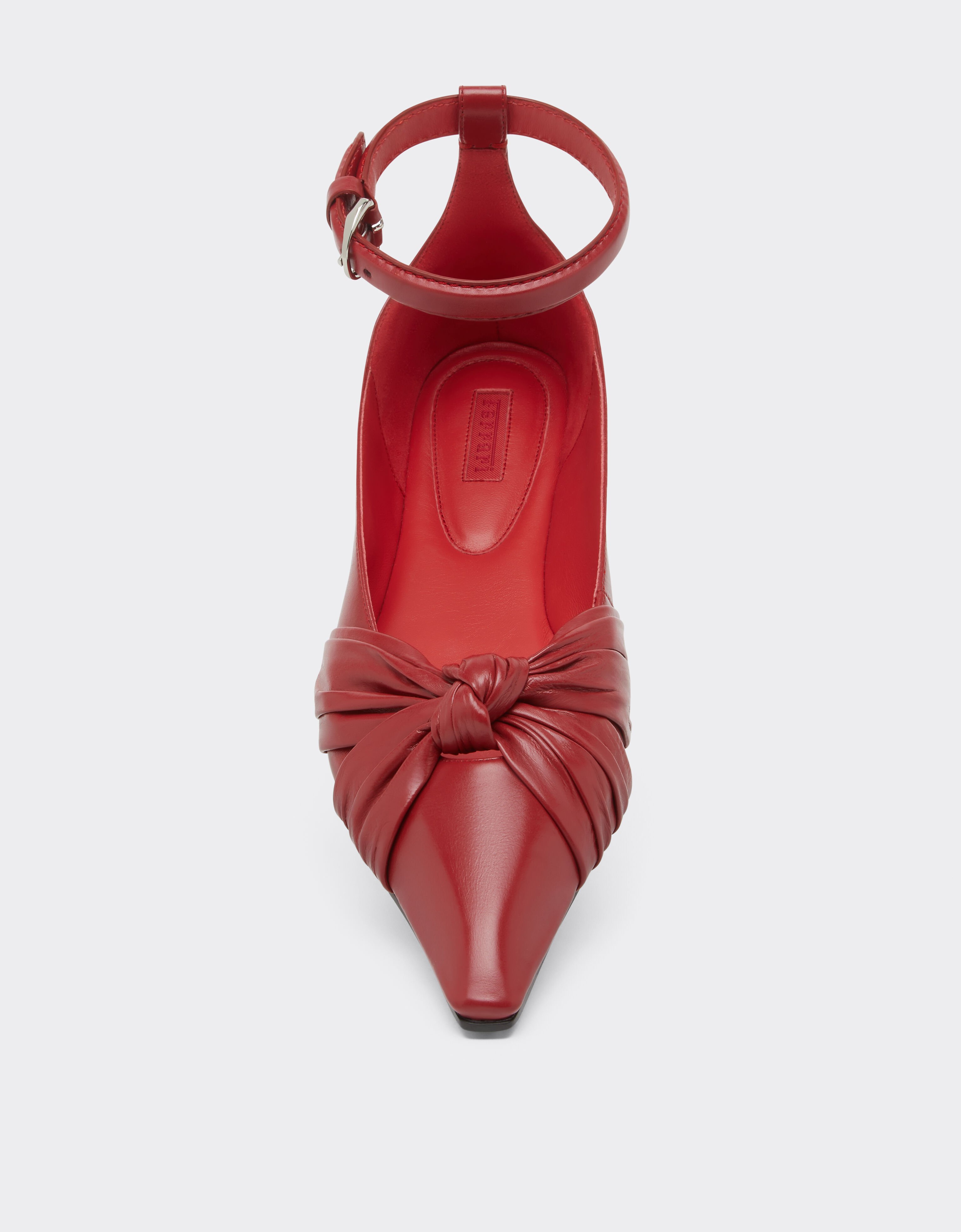 Ferrari Patent leather ballet flats Maison Red 49991f