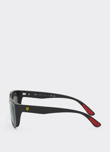Ferrari Ray-Ban for Scuderia Ferrari RB4443M in black PEEK with dark green lens Black Matt F1516f