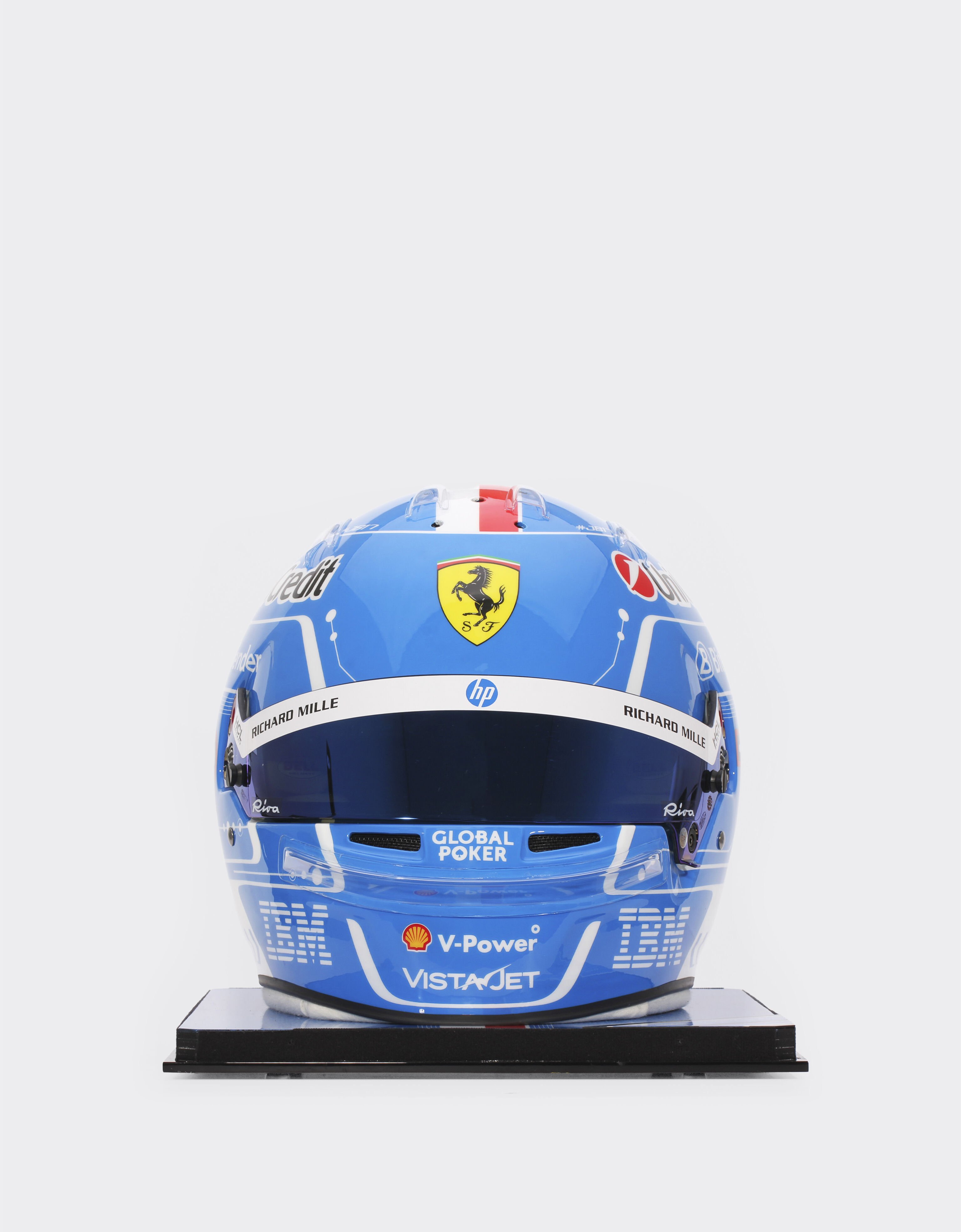 Ferrari Charles Leclerc Miami 2025 Special Edition helmet in 1:1 scale MULTICOLOUR LA076f