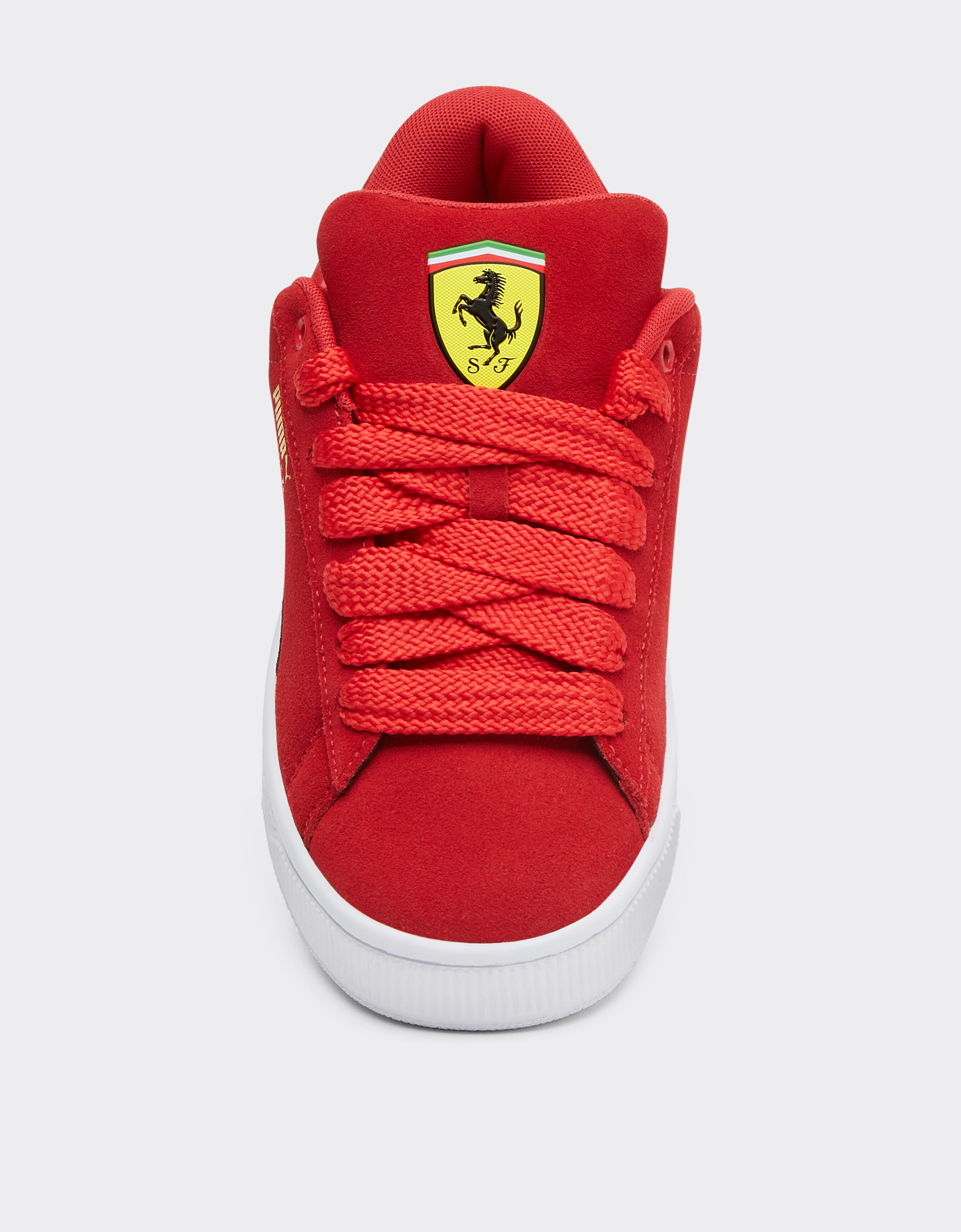 Puma for Scuderia Ferrari Suede shoes in Rosso Corsa Ferrari