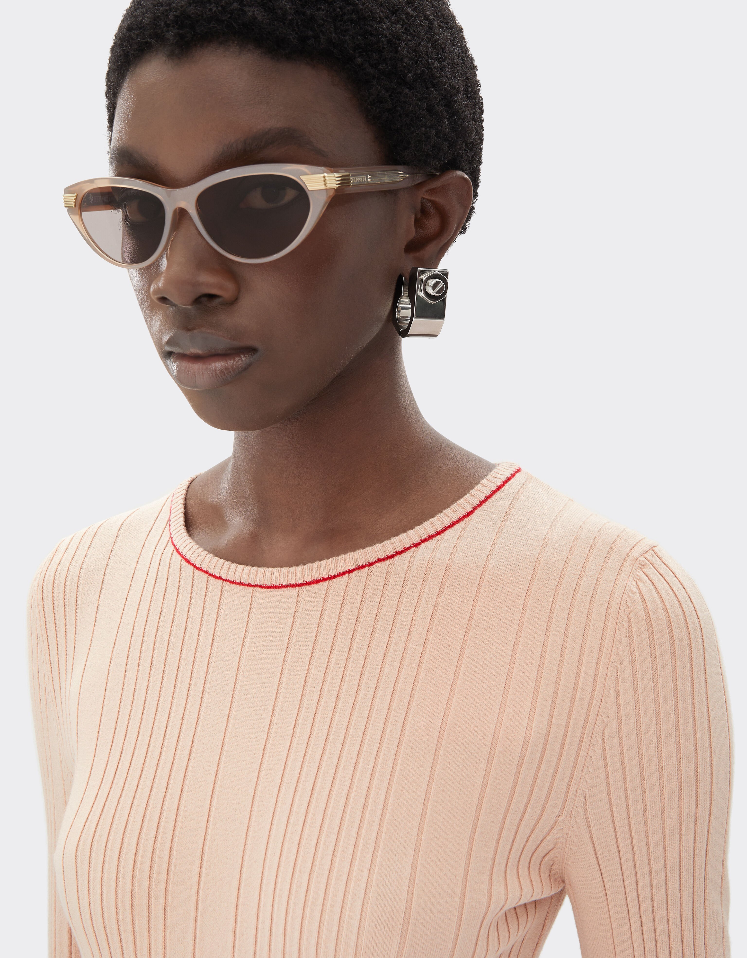 Ferrari Stretch viscose knit Powder Pink 49980f