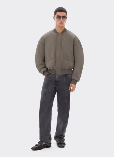 Ferrari Bomber jacket in cool Q-Cycle® wool Clay 50040f