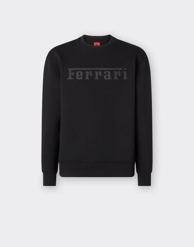 Ferrari Scuba sweatshirt with Ferrari logo Black 20518f