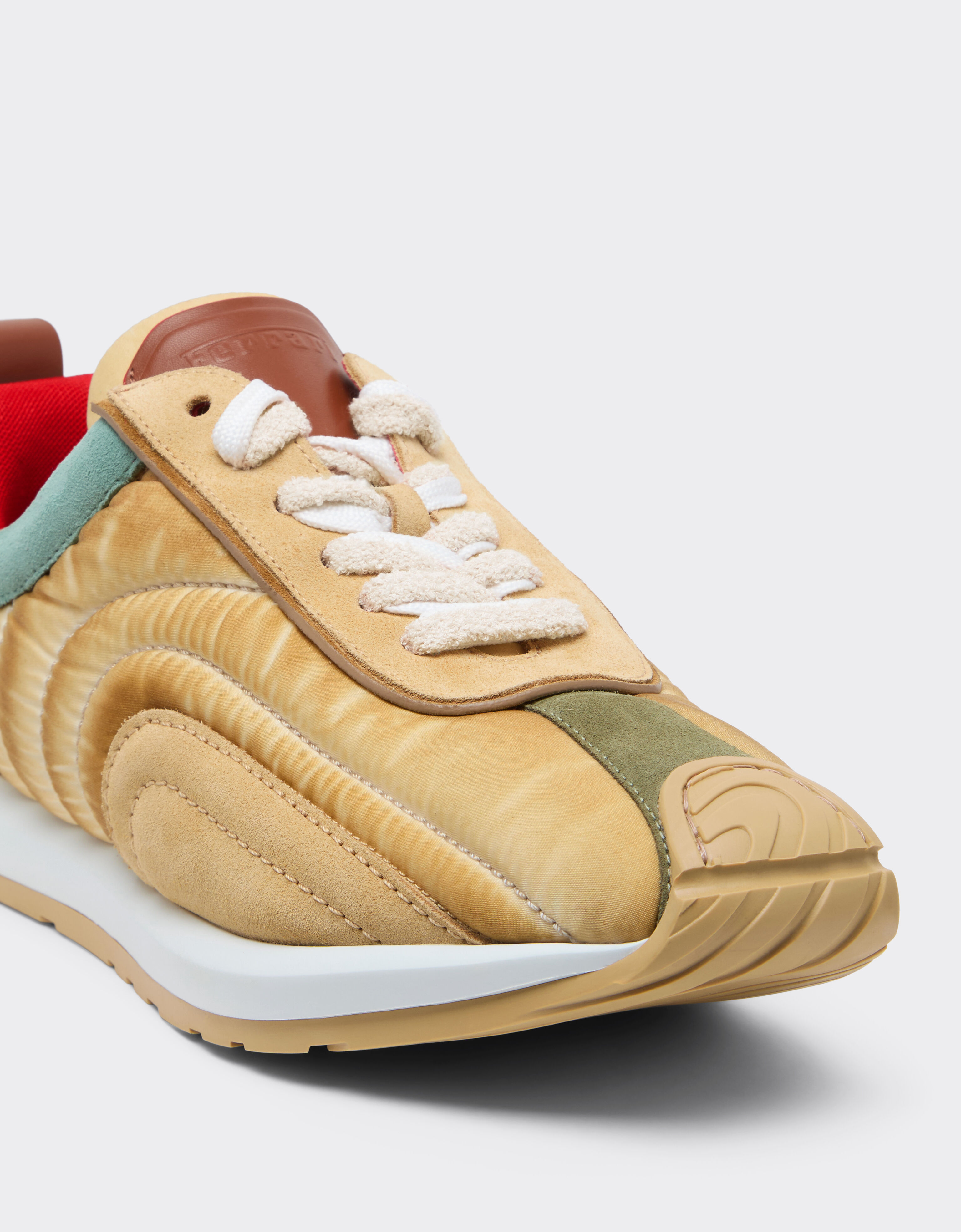 Suede, nappa and nylon sneakers Ferrari Suede, nappa and nylon sneakers Granite Green 50763f