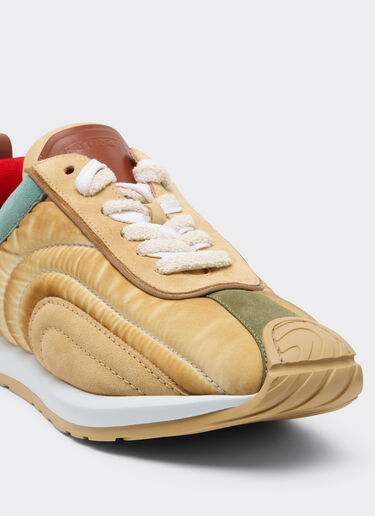 Suede, nappa and nylon sneakers Ferrari Suede, nappa and nylon sneakers Granite Green 50763f