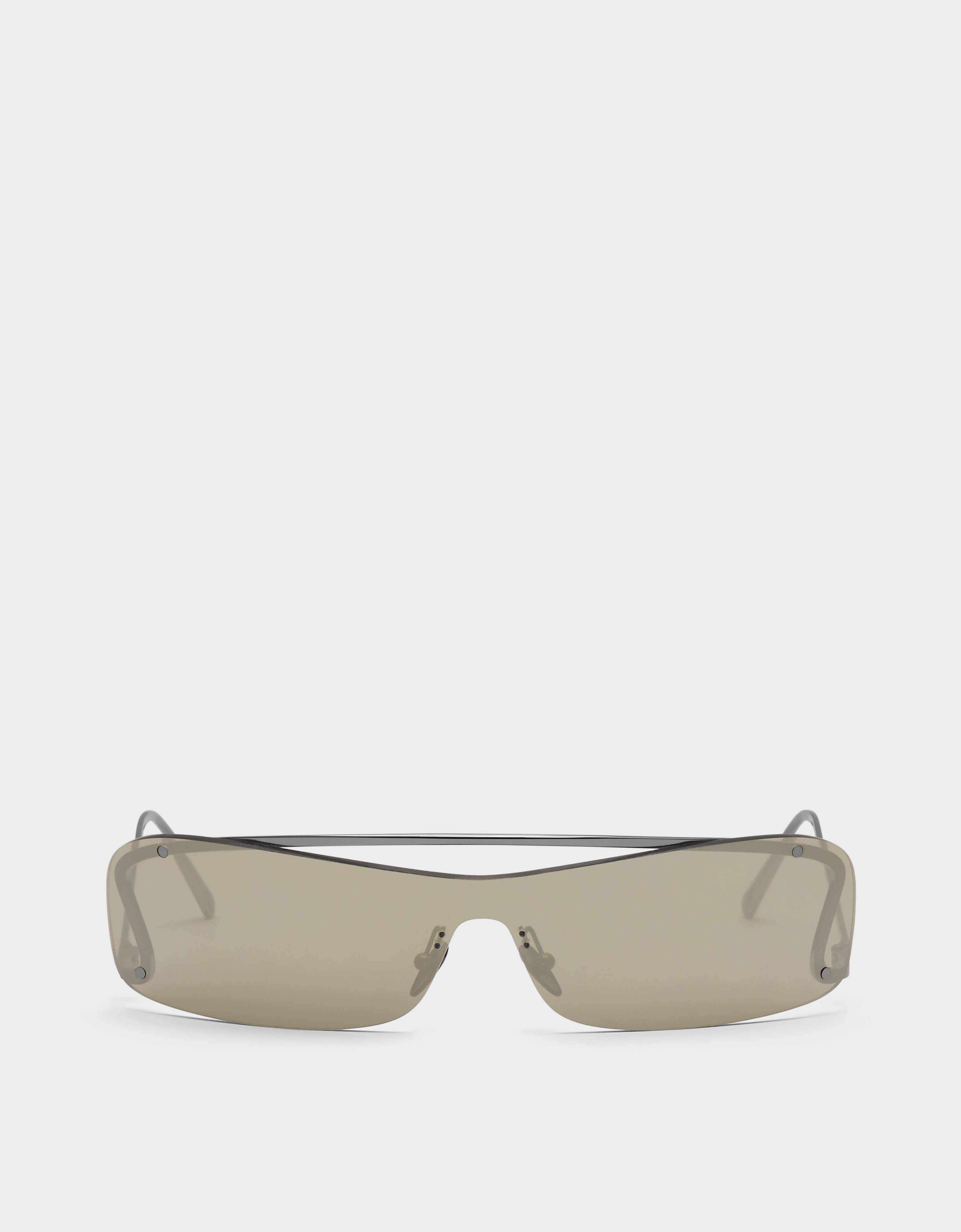 Ferrari Lunettes de soleil Ferrari avec verres miroir gris argenté Argent F1007f