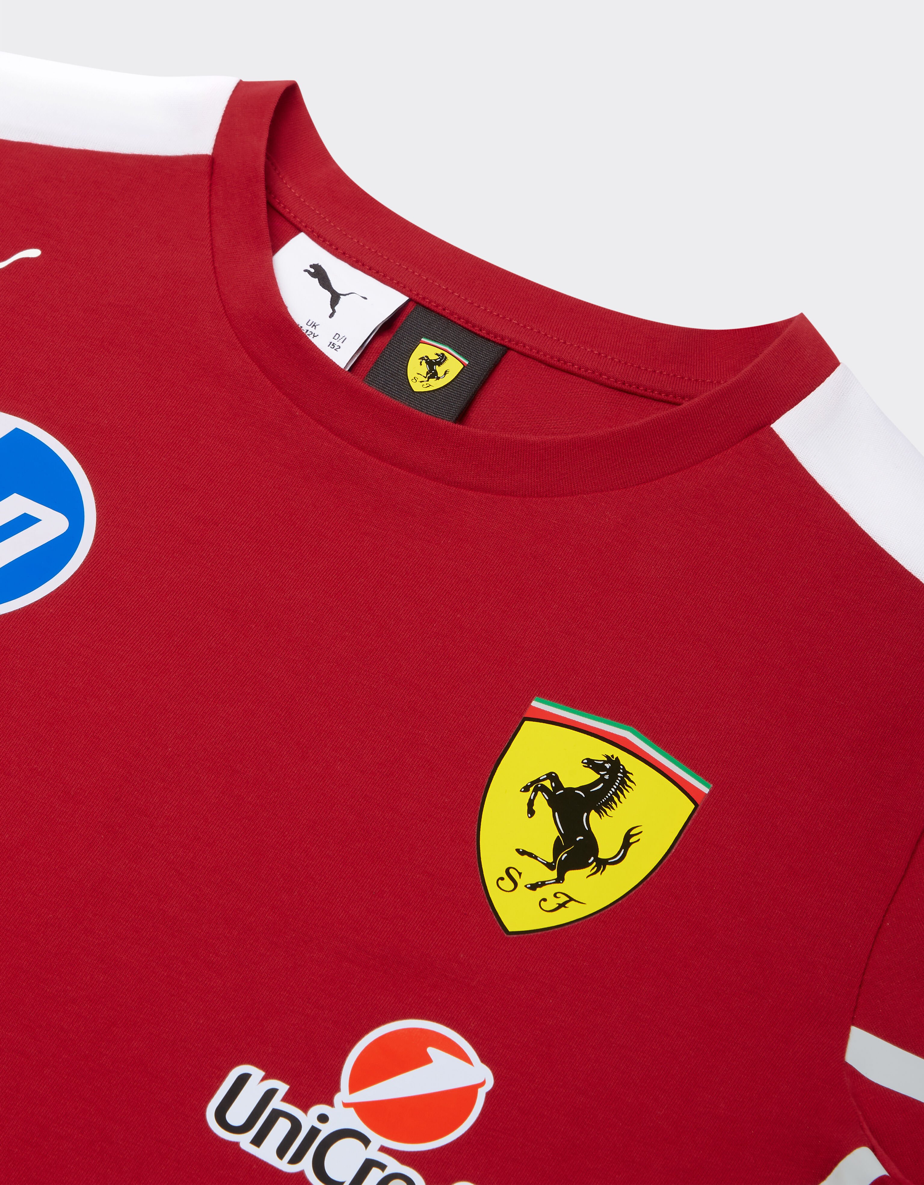 Ferrari Puma for Scuderia Ferrari HP 2025 Team junior T-shirt Red LA026fK