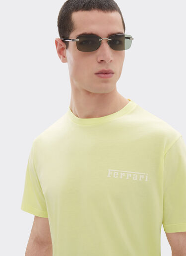 Ferrari Camiseta de algodón con logotipo Ferrari Wisteria 51044f