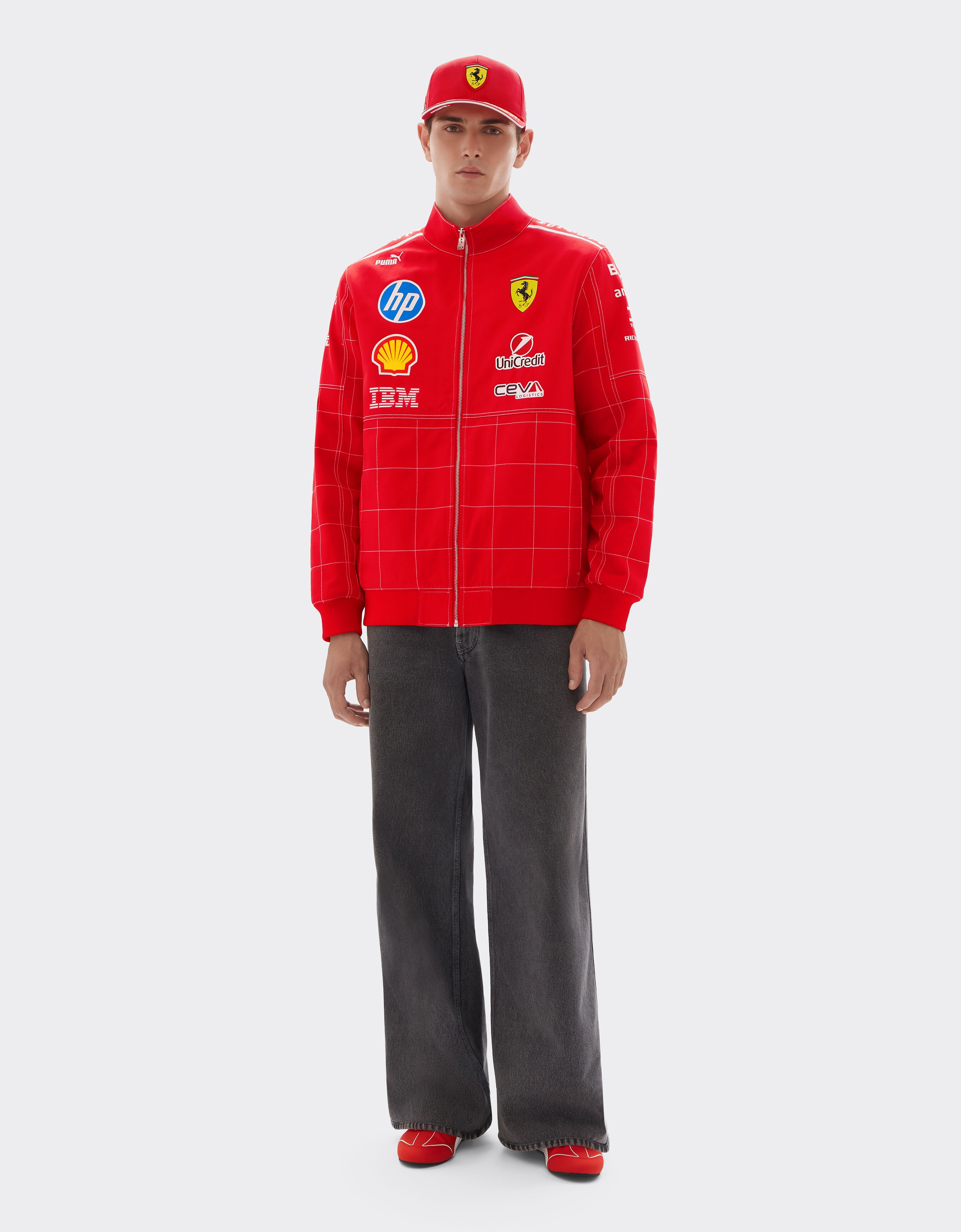 Ferrari Replica Jacket for the 2026 Monza Grand Prix Ferrari Ferrari Replica Jacket for the 2026 Monza Grand Prix Rosso LW0JK1151EXT0001f