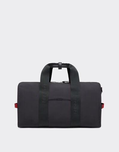 Ferrari Nylon duffle bag with Ferrari logo ribbon Navy 22075f