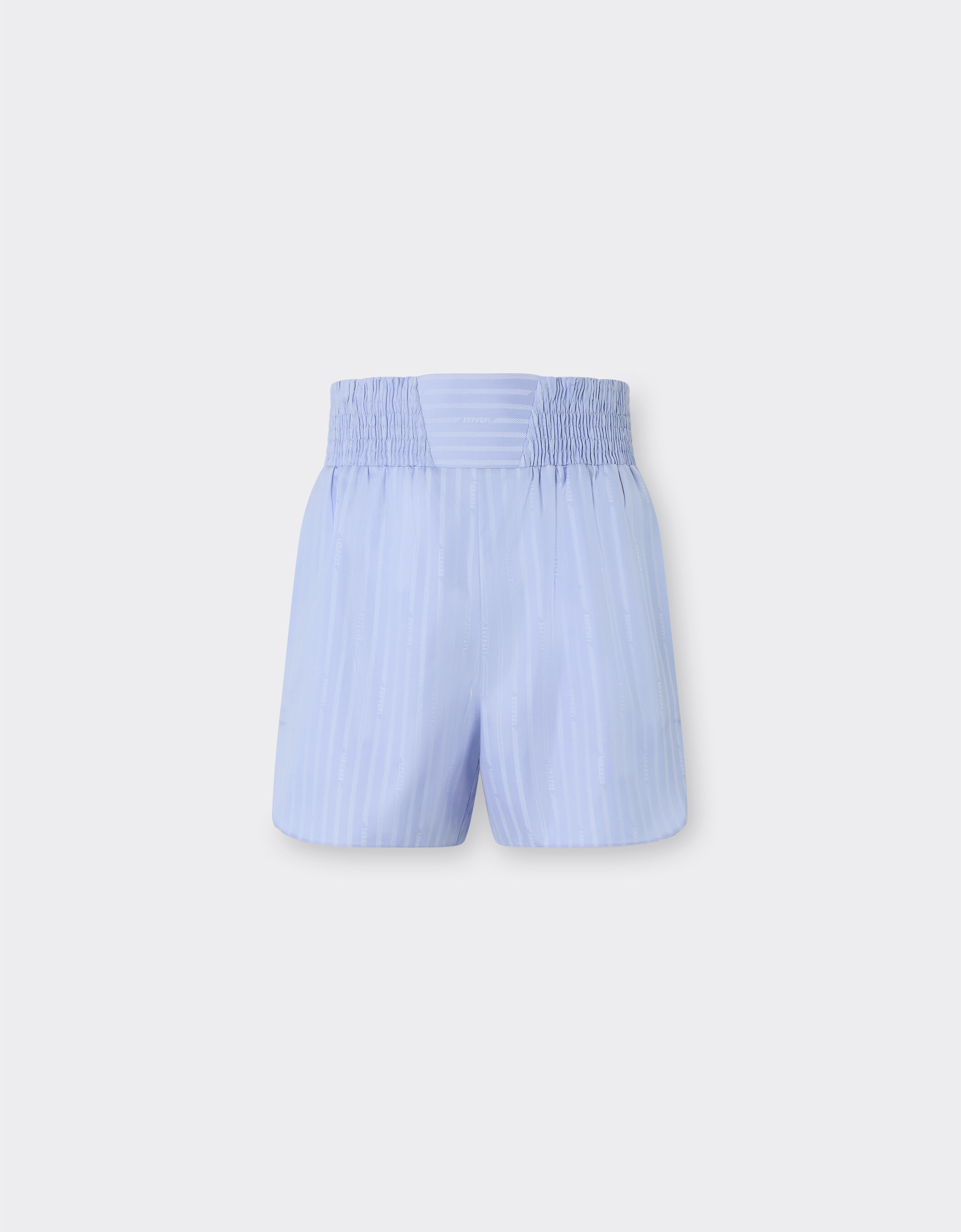 Ferrari Shorts with Ferrari Monogram pattern Oxford Blue 50346f