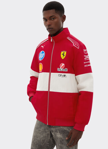 Ferrari Puma for Scuderia Ferrari HP 2025 Team jacket Red LA033f