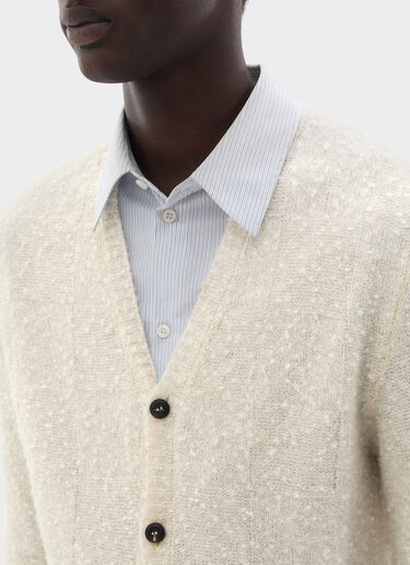 Ferrari Cardigan in cashmere e seta Oat 49904f