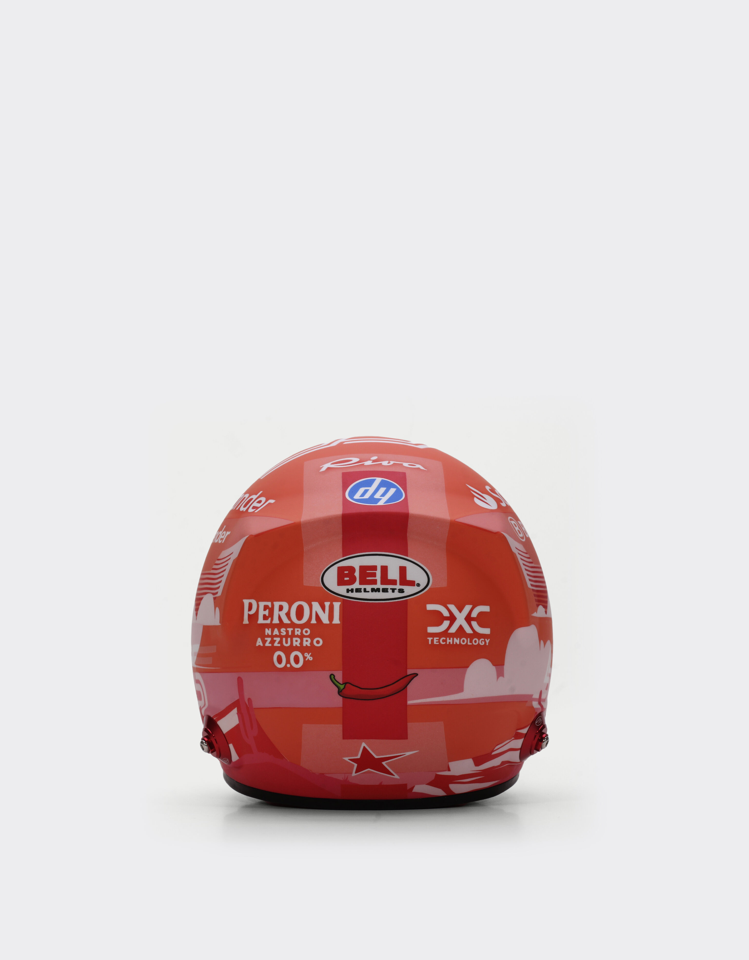 Ferrari Carlos Sainz Las Vegas 2024 Special Edition mini helmet in 1:2 scale MULTICOLOUR F1612f