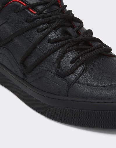Ferrari Chaussures Ferrari en cuir Noir 21288f