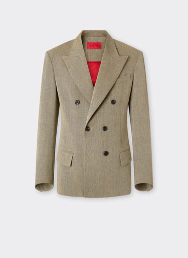 Délavé twill blazer Ferrari Délavé twill blazer Khaki Green 50047f