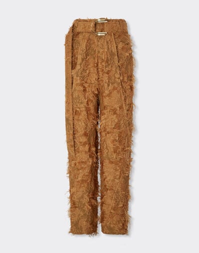 Ferrari Trousers in fil coupé Camel 49836f