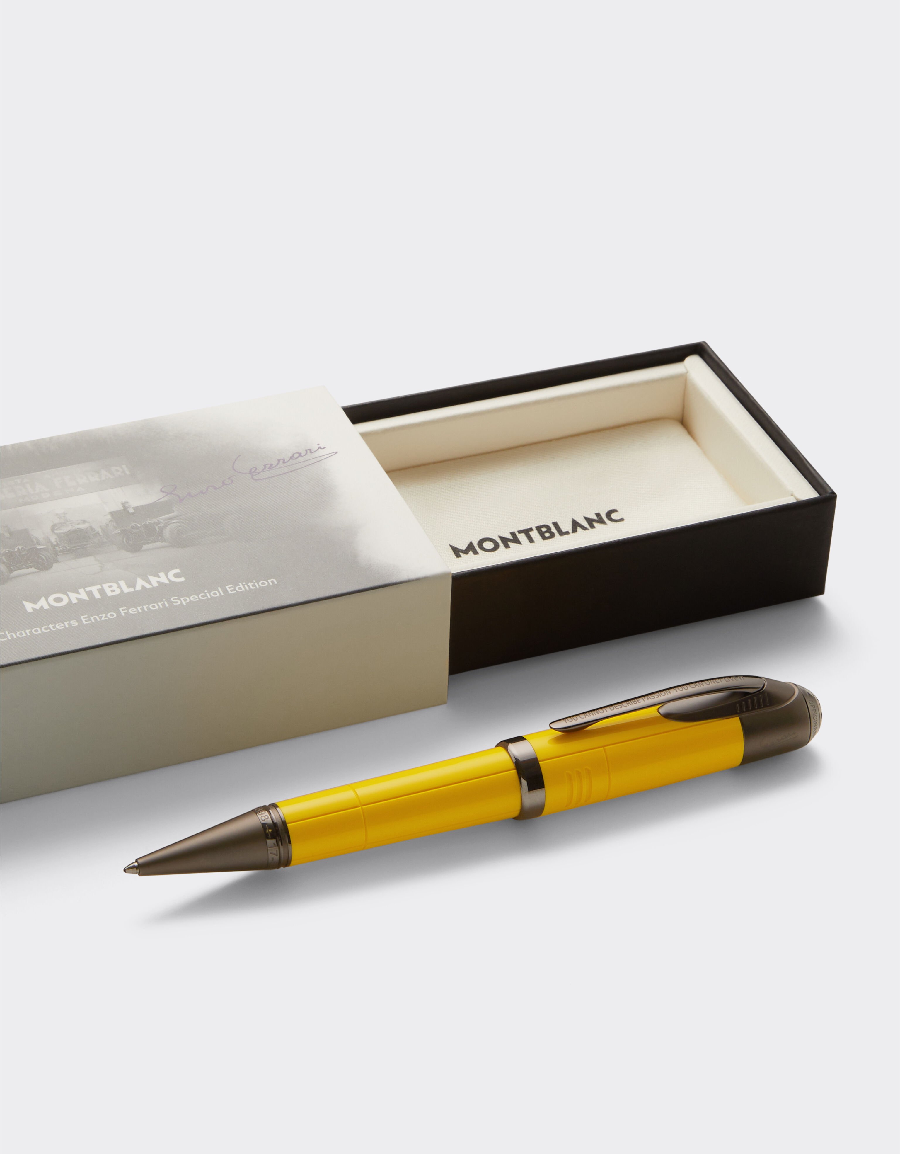 Ferrari Montblanc Great Characters Enzo Ferrari Special Edition Giallo Modena ballpoint pen Yellow F1597f