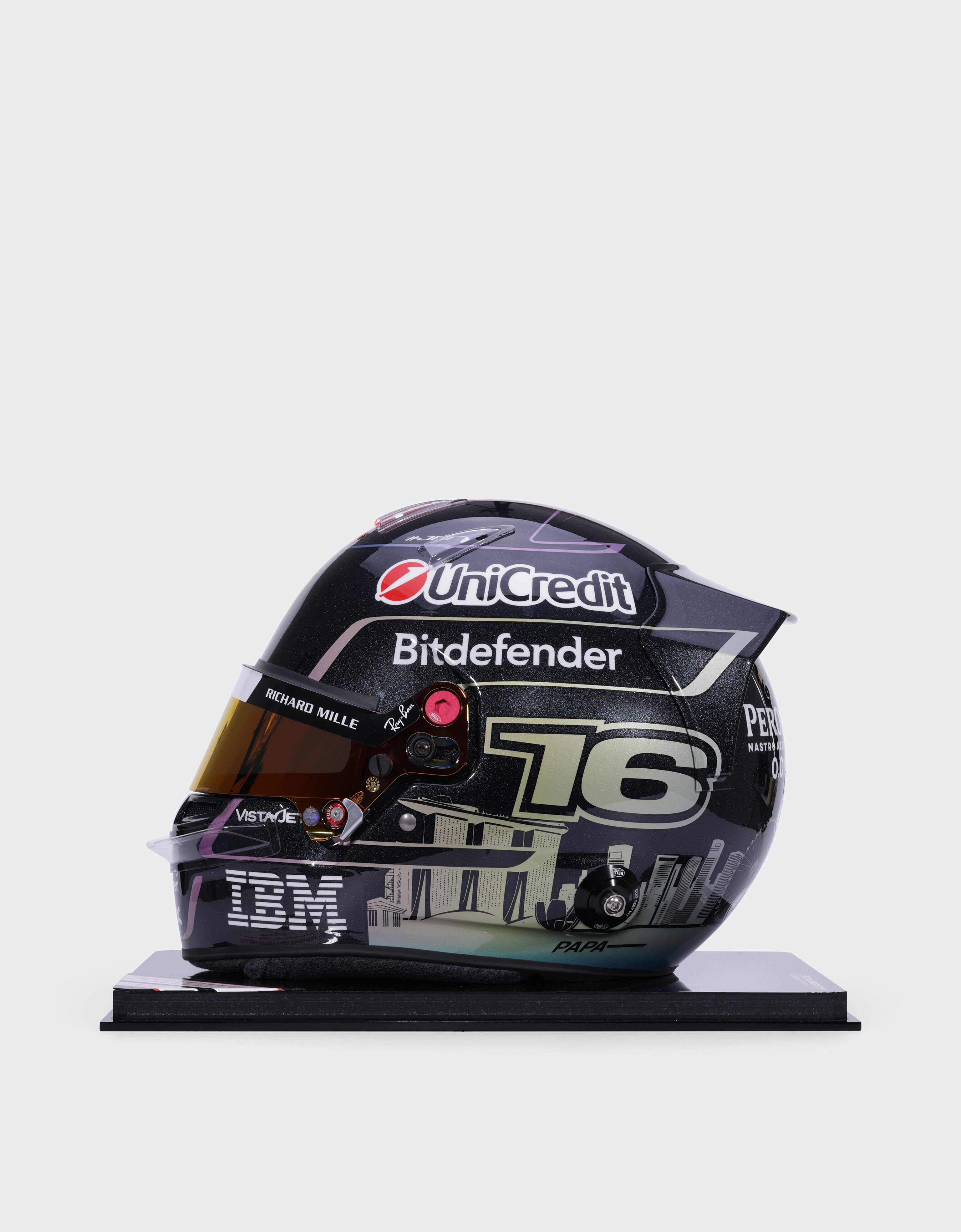 Charles Leclerc 1:1 Special Edition Helmet for the 2026 Singapore Grand Prix Ferrari Charles Leclerc 1:1 Special Edition Helmet for the 2026 Singapore Grand Prix Multicolor LO0R3047EXT0001f