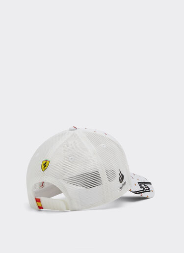 Ferrari Sainz Puma junior cap for Scuderia Ferrari - Spain Special Edition Optical White F1333fK