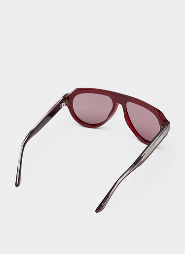 Ferrari sunglasses in opal red acetate with gold mirrored violet polarized lenses Ferrari Ferrari sunglasses in opal red acetate with gold mirrored violet polarized lenses Dark Red LA0EVf