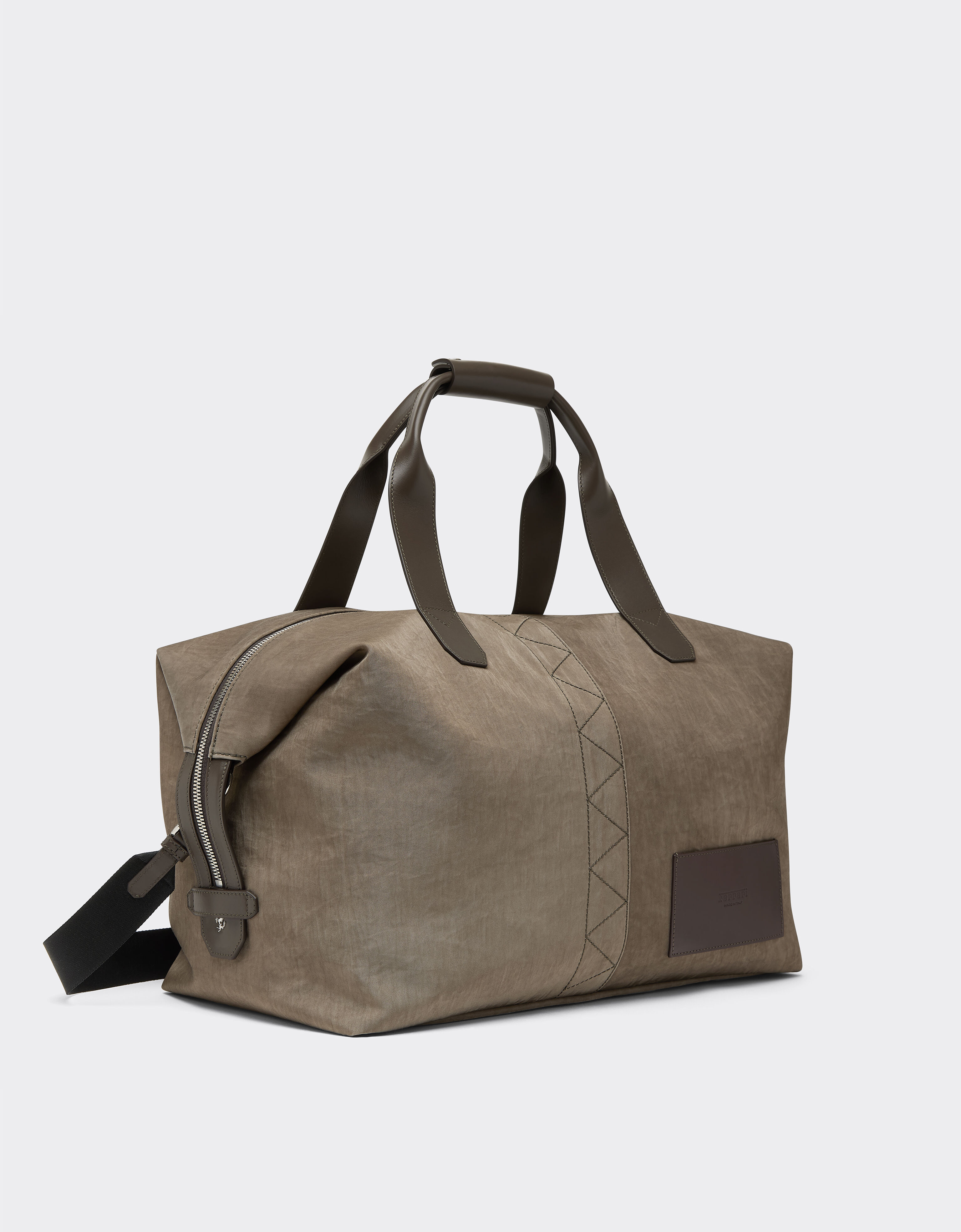 Khaki Greenのメンズ ナイロン ダッフルバッグ | Ferrari®