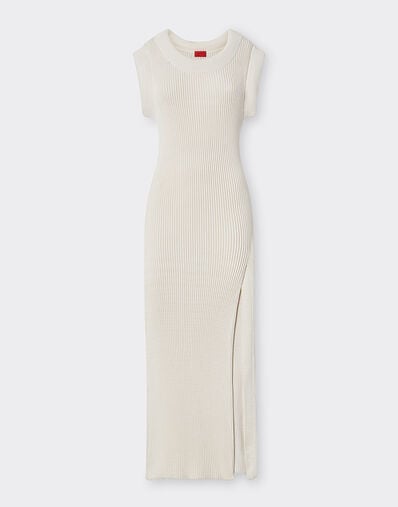 Ferrari Sleeveless knit dress Chalk 22525f