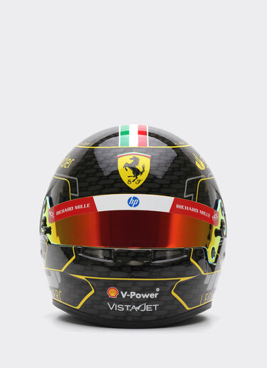 Ferrari Charles Leclerc Monza 2024 Special Edition helmet in 1:1 scale Black F1350f