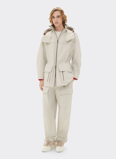 Parka con cappuccio Ferrari x Charles Leclerc Ferrari Parka con cappuccio Ferrari x Charles Leclerc Ecru 22260f