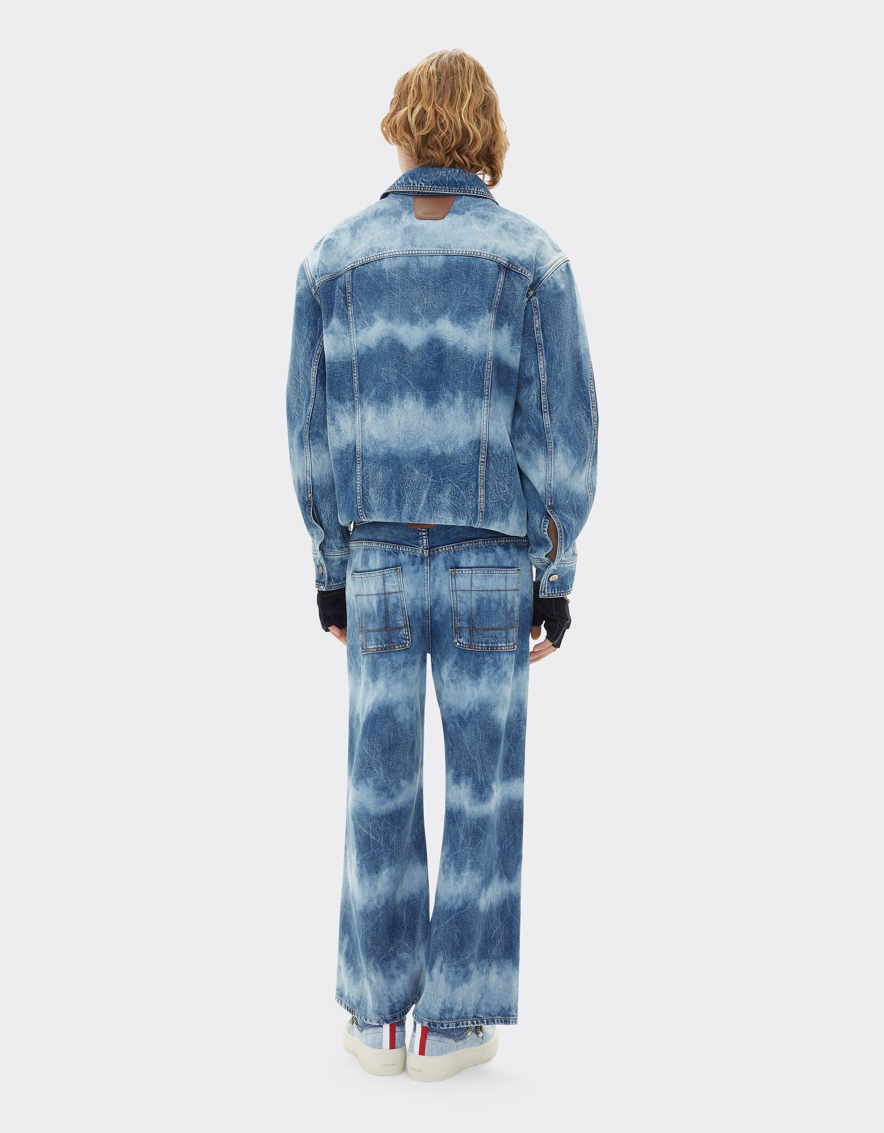 Ferrari Ferrari x Charles Leclerc tie-dye denim trousers Dark Denim 22262f