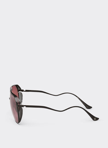 Ferrari Ferrari sunglasses in matt black titanium with exclusive Contrast Pro™ lenses Black Matt LA02Df