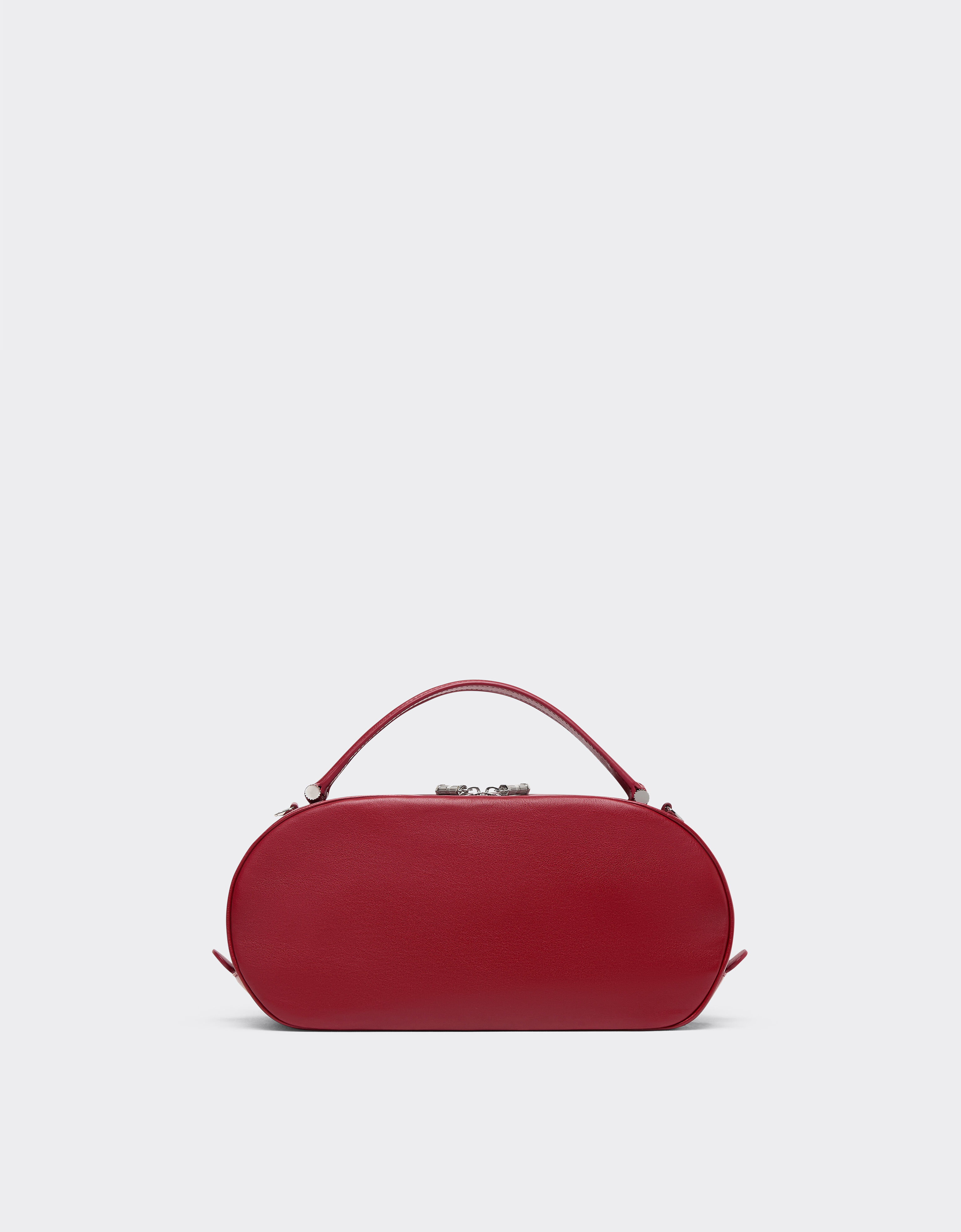 Ferrari The Ferrari Dino Mini Bowling Bag Soft in leather Maison Red 50579f