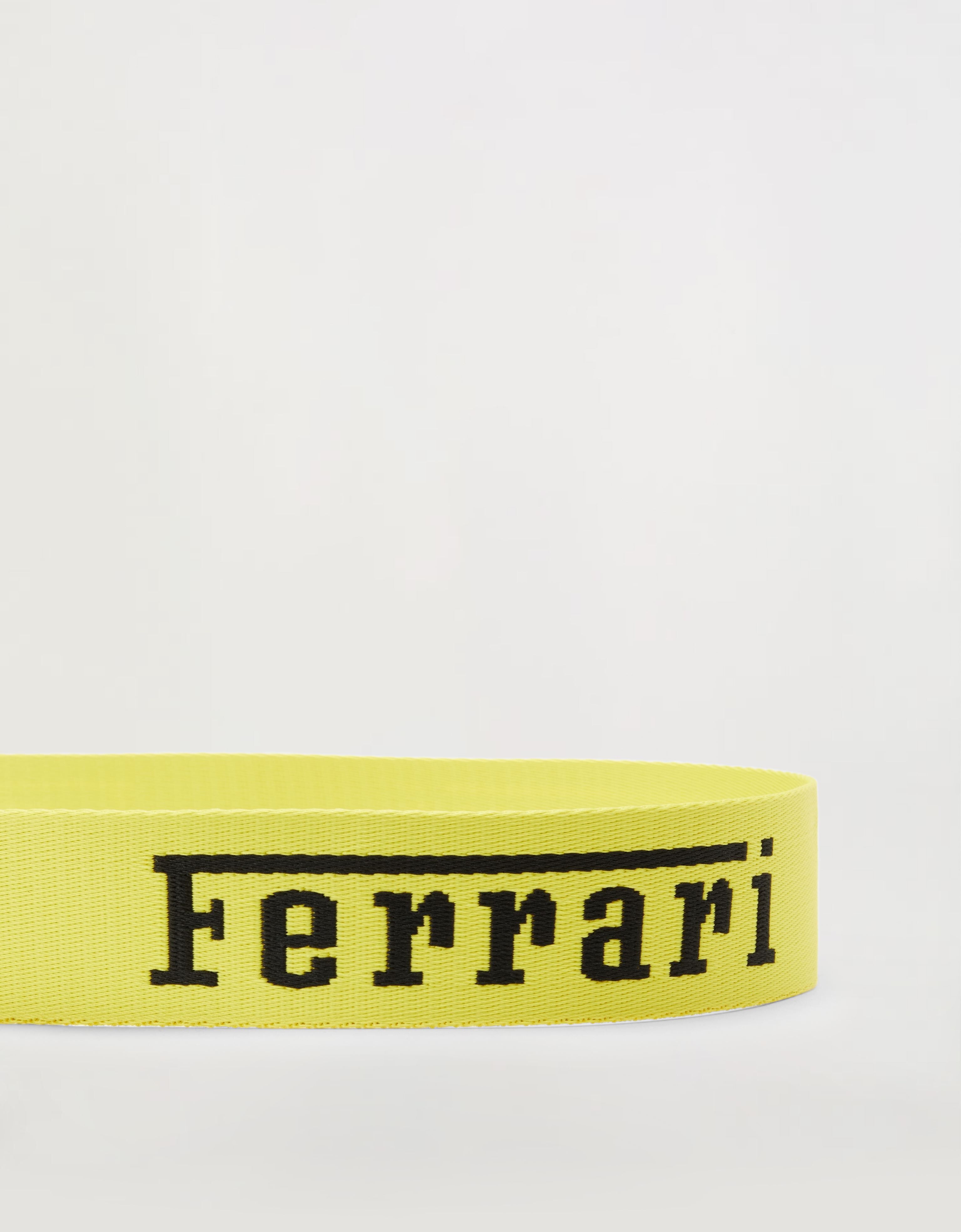 Ferrari Tape belt with Ferrari logo Yellow 20017f