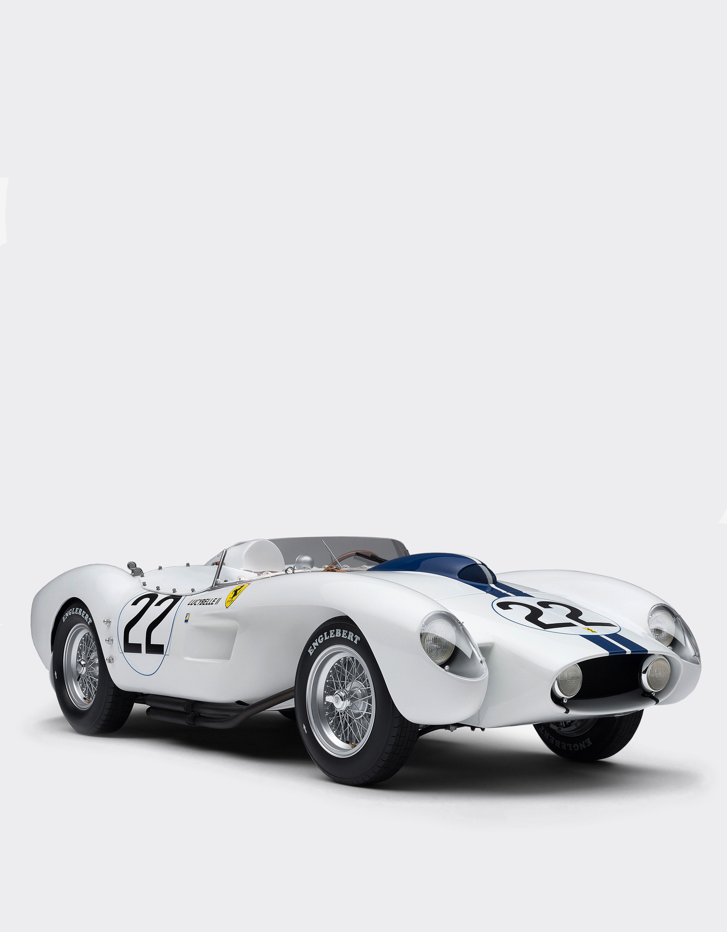 ${brand} Ferrari 250 TR 1958 Lucybelle II Le Mans model in 1:8 scale ${colorDescription} ${masterID}